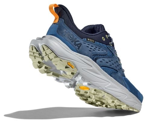 Hoka Anacapa 2 Low GTX Outdoor Shoes Blue/Grey Uomo
