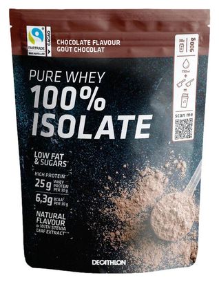 Protein Drink Decathlon Nutrition Whey 100% Isolate Chocolate 900g