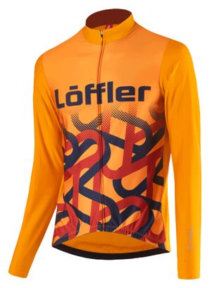 Maillot cycliste Loeffler à manches longues M Bike L/s jersey Ambassador MID-Orange