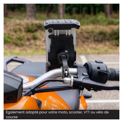 Support téléphone pour velo - Robuste - Rotation à 360 degrés