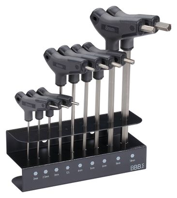 BBB Hex T Set Kit of 8 Allen keys 