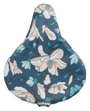 Basil Tapis De Selle Magnolia 28 X 24 X 1 Cm - Vert Bleu