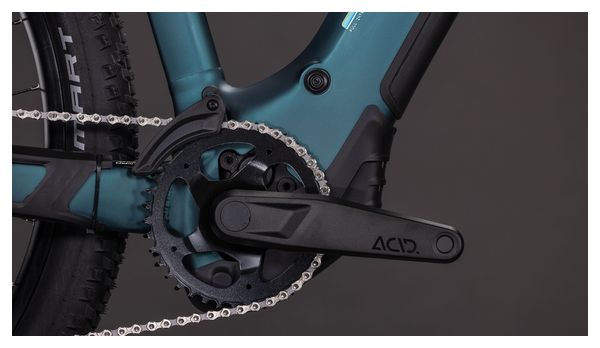 Cube Reaction Hybrid One 600 MTB Hardtail elettrica Shimano 10S 600 Wh Bosch 100 Nm 29'' Verde Reale 2026