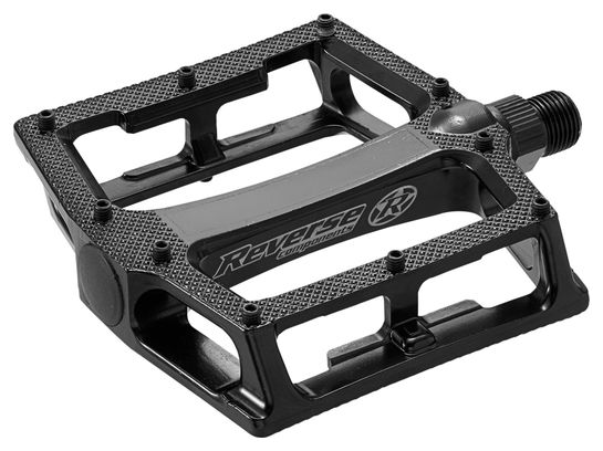 Reverse Shape 3D Flat Pedals - Black