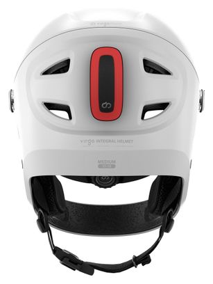 Virgo Integral Blanc - Casque Intégral Urbain avec visière et phare arrière
