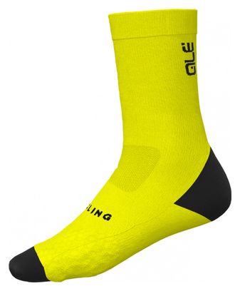 Calcetines Alé Digitopress Amarillo Fluorescente