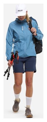 Giacca softshell Millet Parmelan Windbreaker blu da donna