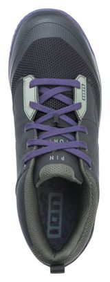 Zapatillas de pedales planos ION Scrub Amp Moradas/Negras