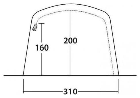 Tente gonflable Outwell Avondale 4PA