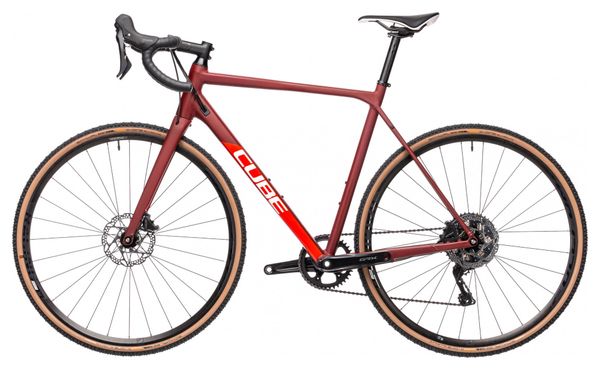 Cyclocross-Rad Cube Cross Race SL Shimano GRX 11 Gänge 700 mm Rot 2021