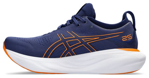 Chaussures de Running Asics Gel Nimbus 25 Bleu Orange Homme