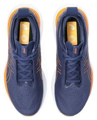 Scarpe Running Asics Gel Nimbus 25 Blu Arancione Uomo