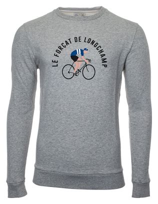 Sweatshirt LeBram x Sports d'Époque Forçat de Longchamp Gris Chiné