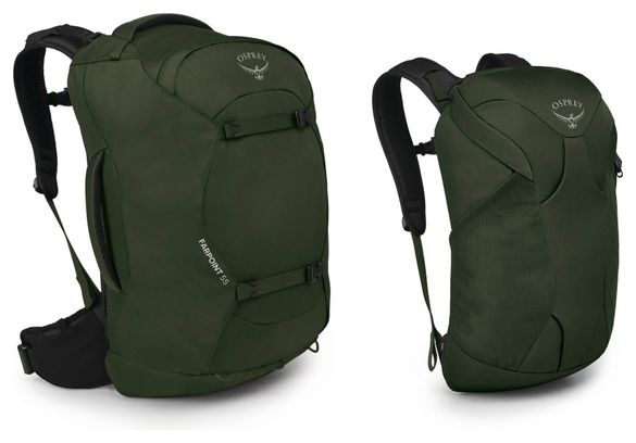 Osprey Farpoint 55L Hiking Backpack Green