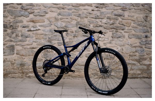 BH Lynx Race 3.0 Shimano Deore XT 12V 29'' volledig geveerde mountainbike Blauw/Zilver