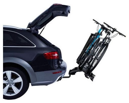 Thule VeloCompact Towbar Bike Rack - 2 Bikes - Black Silver