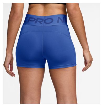 Shorty Nike Pro Sculpt 3in Bleu Femme