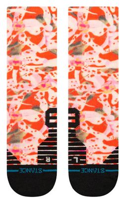 Stance Performance Encylia Mid Crew Socks Pink / Black