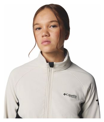 Polaire zip Femme Luhta ISOLAHTI Beige Sport 2000 - Ref 38255 432 L-021
