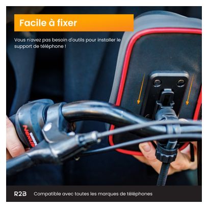 Support Téléphone étanche GUB – Universel – Pour Vélo, Moto – Rotation – Neuf