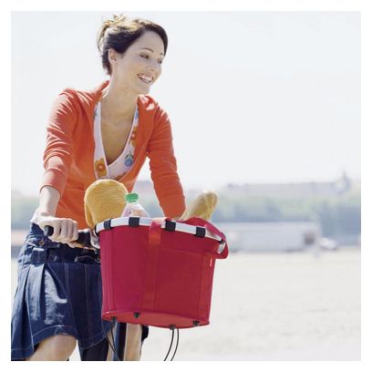 Borsa da manubrio Klickfix Bikebasket Rossa