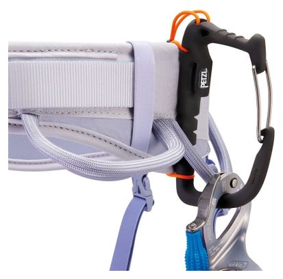 Imbracatura da arrampicata Petzl Corax LT viola/bianco per donna