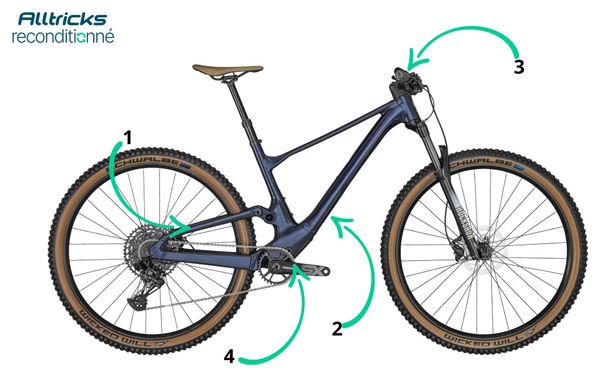 Scott Spark 970 Full-Suspension Mountain Bike with SRAM 12-Speed