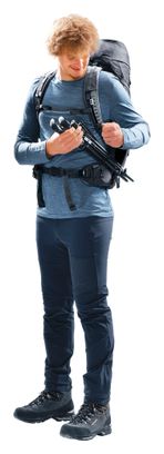 Mochila de senderismo Deuter Futura Pro 32 L, negra, para hombre