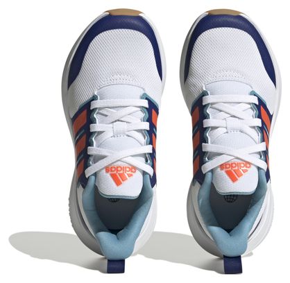 adidas Running FortaRun 20 White Blue Childrens Shoes