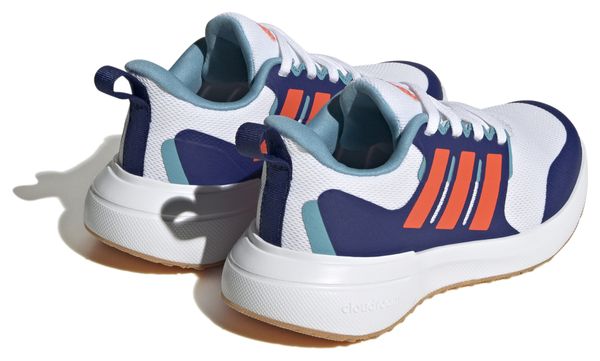 adidas Running FortaRun 20 White Blue Childrens Shoes