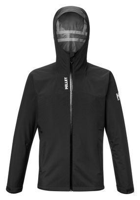 Chaqueta impermeable Millet Seneca 3L negra para hombre