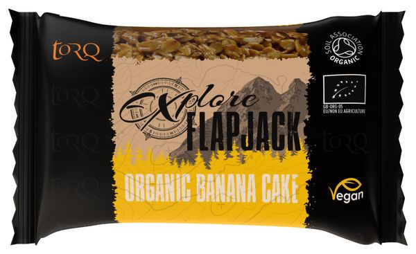 Torq Explore Flapjack Banana Energy Bar (Banana Cake) 65g