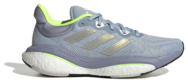 Zapatillas Running adidas Performance SolarGlide 6 Azul Amarillo, Mujer