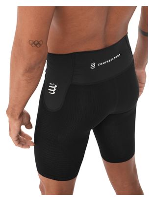 Compressport Run Under Control Men's Black Cycling Shorts