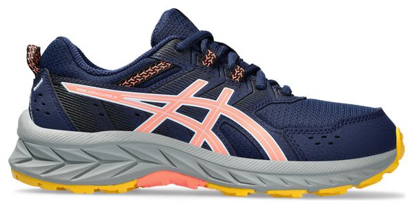 Chaussures de Trail <strong>Running En</strong>fant Asics Pre Venture 9 GS Bleu Rose