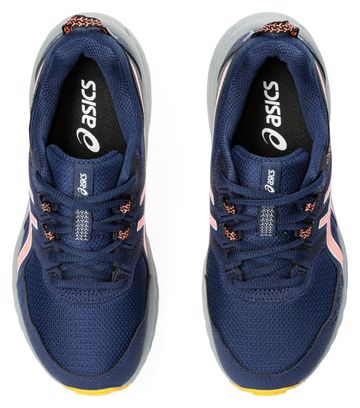 Chaussures de Trail Running Enfant Asics Pre Venture 9 GS Bleu Rose