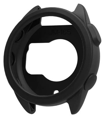 Schutzpack Sportenzia Garmin Forerunner 165 Silikonhülle 2 HD-Hydrogelfolien Schwarz