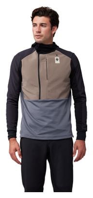 Fox Defend Thermal Beige/Grey/Black Long Sleeve Sweater