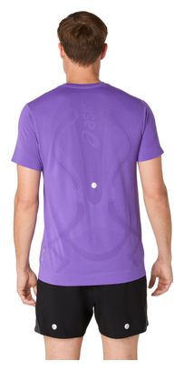 Maglia Asics Road Seamless manica corta Uomo Viola