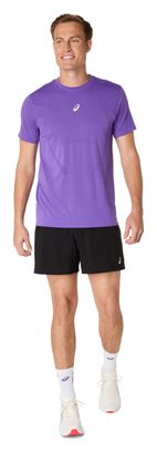 Maglia Asics Road Seamless manica corta Uomo Viola