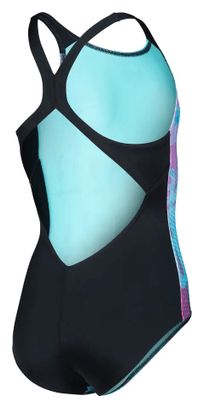 Maillot de bain Arena Multi Colours Bleu/Noir Fille