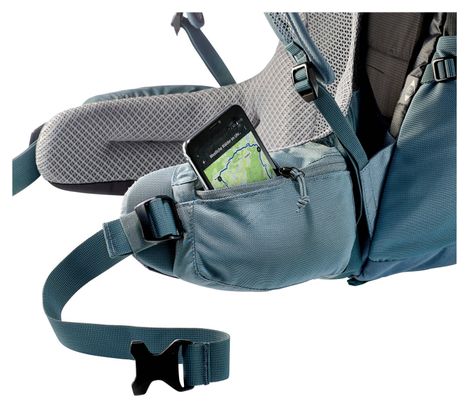 Borsa da escursionismo Deuter Futura 29 EL grigio blu con dorso lungo