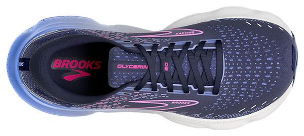 Brooks Women's Running Shoes Glycerin 20 Blue Pink