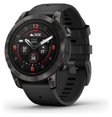 Montre de Sport Garmin Epix Pro Gen 2 Sapphire Titane 47mm Noir Carbon Gris