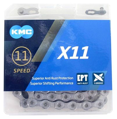 KMC Chaîne de vélo X11 Ept 118 maillons