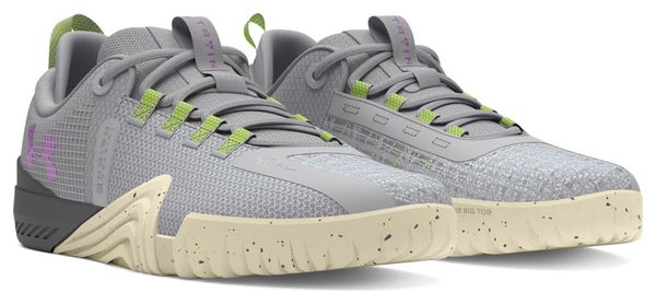 Zapatilla de entrenamiento Under Armour Reign 6 Gris Beige para mujer