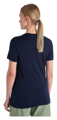 Dames Icebreaker Merinos 150 Tech Lite III Hike Path Technisch T-shirt Zwart