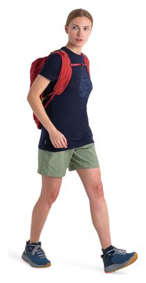 Dames Icebreaker Merinos 150 Tech Lite III Hike Path Technisch T-shirt Zwart