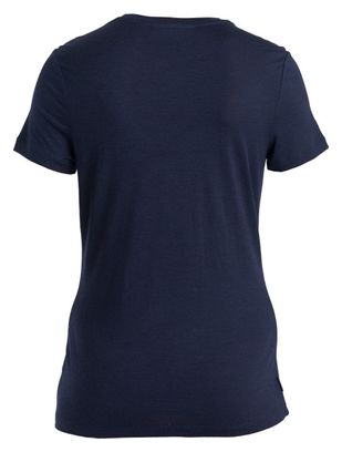 Dames Icebreaker Merinos 150 Tech Lite III Hike Path Technisch T-shirt Zwart