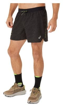 Asics Fujitrail Short Zwart Heren